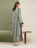 edenrobe Allure Lawn Unstitched Printed 3Pc Suit EWU5A1-35074