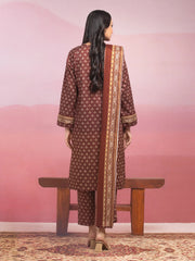 edenrobe Allure Lawn Unstitched Printed 3Pc Suit EWU5A1-35083