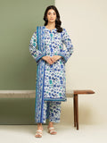 edenrobe Allure Lawn Unstitched Printed 3Pc Suit EWU5A1-35084