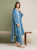 edenrobe Allure Lawn Unstitched Printed 3Pc Suit EWU5A1-35088