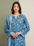 edenrobe Allure Lawn Unstitched Printed 3Pc Suit EWU5A1-35088