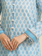 edenrobe Allure Lawn Unstitched Printed 3Pc Suit EWU5A1-35092