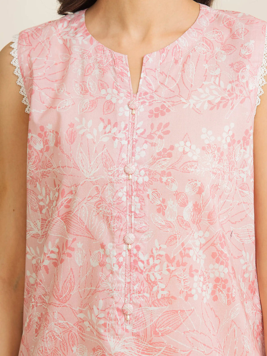 edenrobe Allure Lawn Unstitched Printed 3Pc Suit EWU5A1-35099