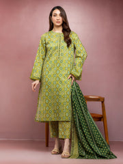 edenrobe Allure Lawn Unstitched Printed 3Pc Suit EWU5A1-35103