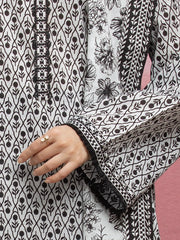 edenrobe Allure Lawn Unstitched Printed 3Pc Suit EWU5A1-35106