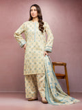edenrobe Allure Lawn Unstitched Printed 3Pc Suit EWU5A1-35108