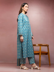 edenrobe Allure Lawn Unstitched Printed 3Pc Suit EWU5A1-35109