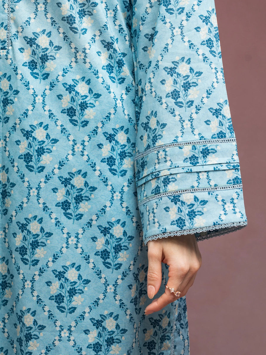 edenrobe Allure Lawn Unstitched Printed 3Pc Suit EWU5A1-35110