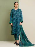 edenrobe Allure Lawn Unstitched Printed 3Pc Suit EWU5A1-35111