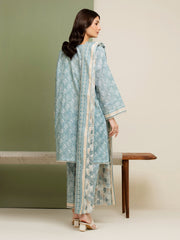 edenrobe Allure Lawn Unstitched Printed 3Pc Suit EWU5A1-35112