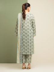 edenrobe Allure Lawn Unstitched Printed 3Pc Suit EWU5A1-35120