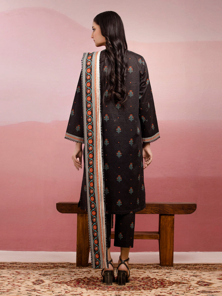 edenrobe Allure Lawn Unstitched Printed 3Pc Suit EWU5A1-35121