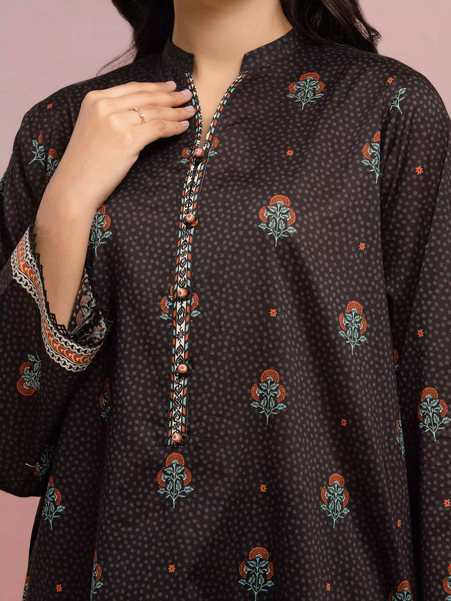 edenrobe Allure Lawn Unstitched Printed 3Pc Suit EWU5A1-35121