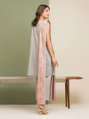 edenrobe Allure Lawn Unstitched Printed 3Pc Suit EWU5A1-35125