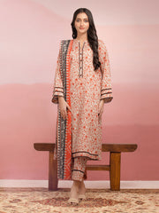 edenrobe Allure Lawn Unstitched Printed 3Pc Suit EWU5A1-35126