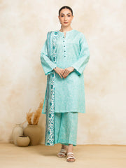 edenrobe Allure Lawn Unstitched Printed 3Pc Suit EWU5A1-35128