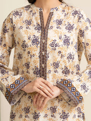 edenrobe Allure Lawn Unstitched Printed 3Pc Suit EWU5A1-35141