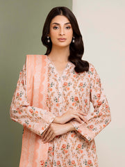 edenrobe Allure Lawn Unstitched Printed 3Pc Suit EWU5A1-35144