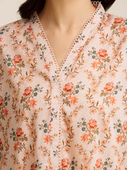edenrobe Allure Lawn Unstitched Printed 3Pc Suit EWU5A1-35144