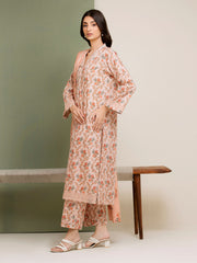 edenrobe Allure Lawn Unstitched Printed 3Pc Suit EWU5A1-35144