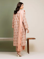 edenrobe Allure Lawn Unstitched Printed 3Pc Suit EWU5A1-35144