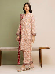 edenrobe Allure Lawn Unstitched Printed 3Pc Suit EWU5A1-35145