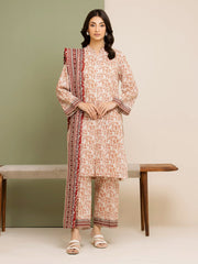 edenrobe Allure Lawn Unstitched Printed 3Pc Suit EWU5A1-35145