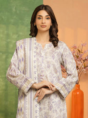 edenrobe Allure Lawn Unstitched Printed 3Pc Suit EWU5A1-35146