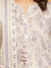 edenrobe Allure Lawn Unstitched Printed 3Pc Suit EWU5A1-35146