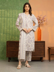 edenrobe Allure Lawn Unstitched Printed 3Pc Suit EWU5A1-35146