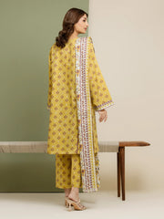 edenrobe Allure Lawn Unstitched Printed 3Pc Suit EWU5A1-35149