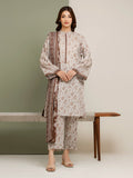 edenrobe Allure Lawn Unstitched Printed 3Pc Suit EWU5A1-35150