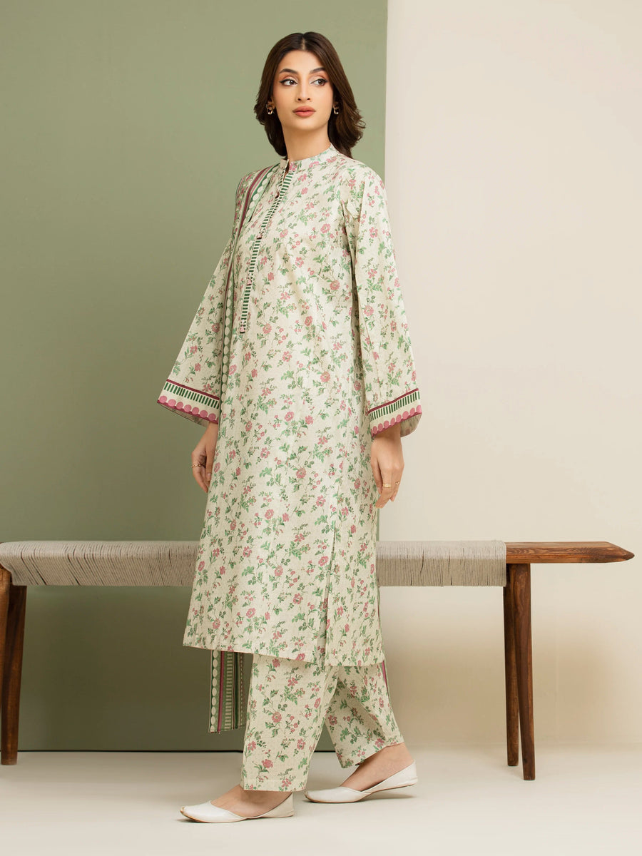 edenrobe Allure Lawn Unstitched Printed 3Pc Suit EWU5A1-35152