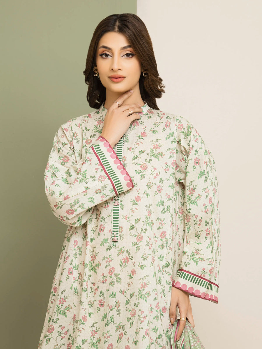 edenrobe Allure Lawn Unstitched Printed 3Pc Suit EWU5A1-35152