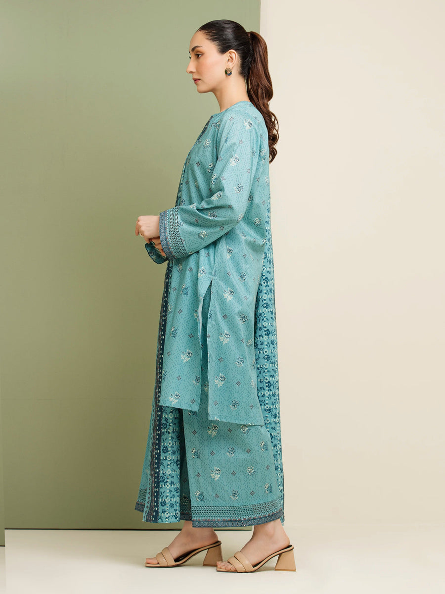 edenrobe Allure Lawn Unstitched Printed 3Pc Suit EWU5A1-35154