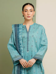 edenrobe Allure Lawn Unstitched Printed 3Pc Suit EWU5A1-35154