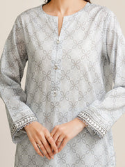 edenrobe Allure Lawn Unstitched Printed 3Pc Suit EWU5A1-35158