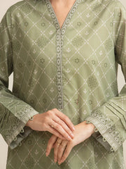 edenrobe Allure Lawn Unstitched Printed 3Pc Suit EWU5A1-35169