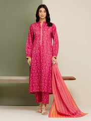edenrobe Allure Lawn Unstitched Printed 3Pc Suit EWU5A1-35171