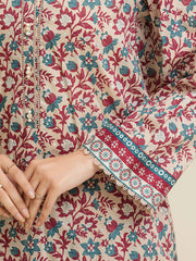 edenrobe Allure Lawn Unstitched Printed 3Pc Suit EWU5A1-35175
