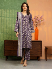 edenrobe Allure Lawn Unstitched Printed 3Pc Suit EWU5A1-35181