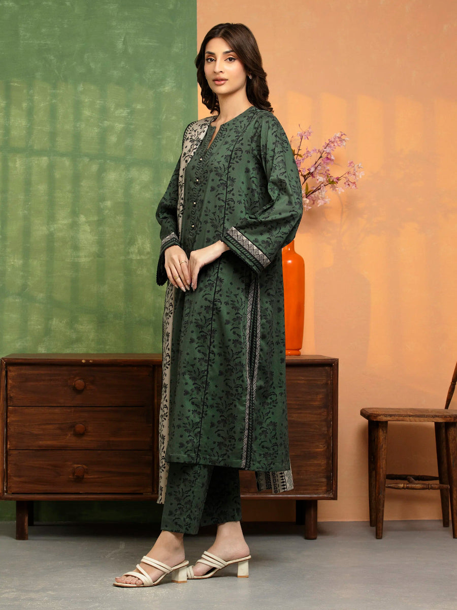 edenrobe Allure Lawn Unstitched Printed 3Pc Suit EWU5A1-35185