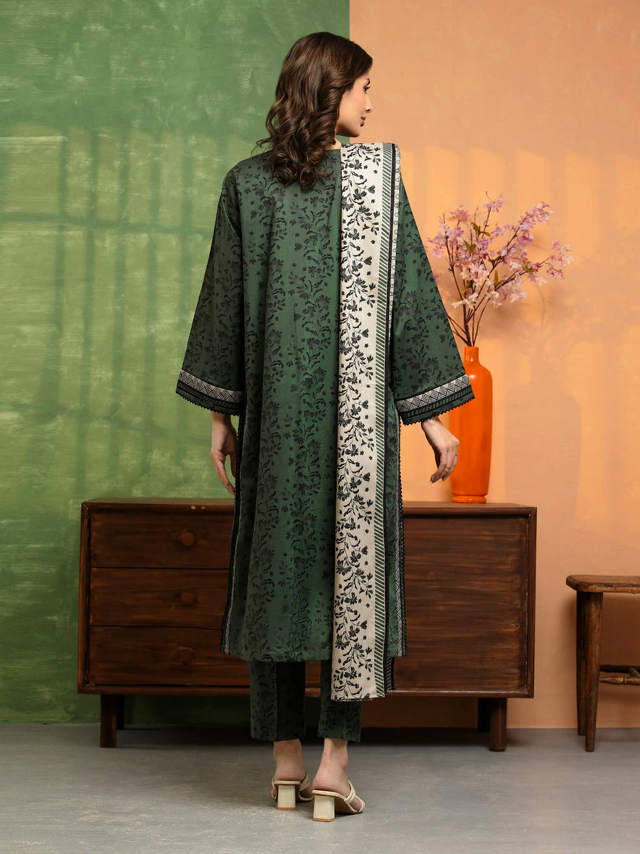 edenrobe Allure Lawn Unstitched Printed 3Pc Suit EWU5A1-35185