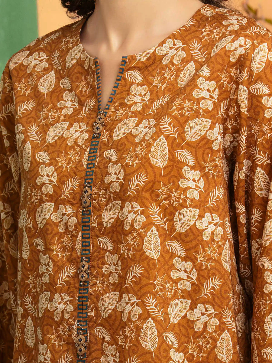 edenrobe Allure Lawn Unstitched Printed 3Pc Suit EWU5A1-35187