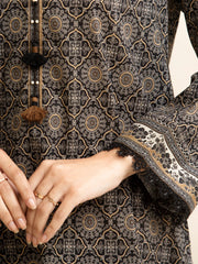 edenrobe Allure Lawn Unstitched Printed 3Pc Suit EWU5A1-35190