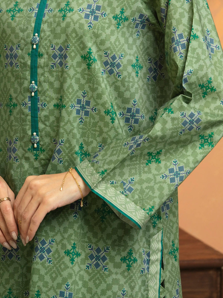 edenrobe Allure Lawn Unstitched Printed 3Pc Suit EWU5A1-35198