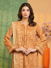 edenrobe Allure Lawn Unstitched Printed 3Pc Suit EWU5A1-35199