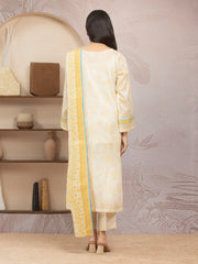 edenrobe Allure Lawn Unstitched Printed 3Pc Suit EWU5A1-35201