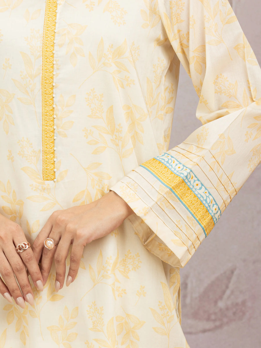 edenrobe Allure Lawn Unstitched Printed 3Pc Suit EWU5A1-35201