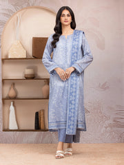 edenrobe Allure Lawn Unstitched Printed 3Pc Suit EWU5A1-35202